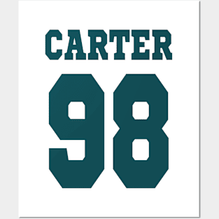 Jalen Carter - Philadelphia Eagles Jersey Posters and Art